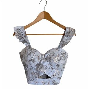 🎉HP🎉 Ruffled Crop Top